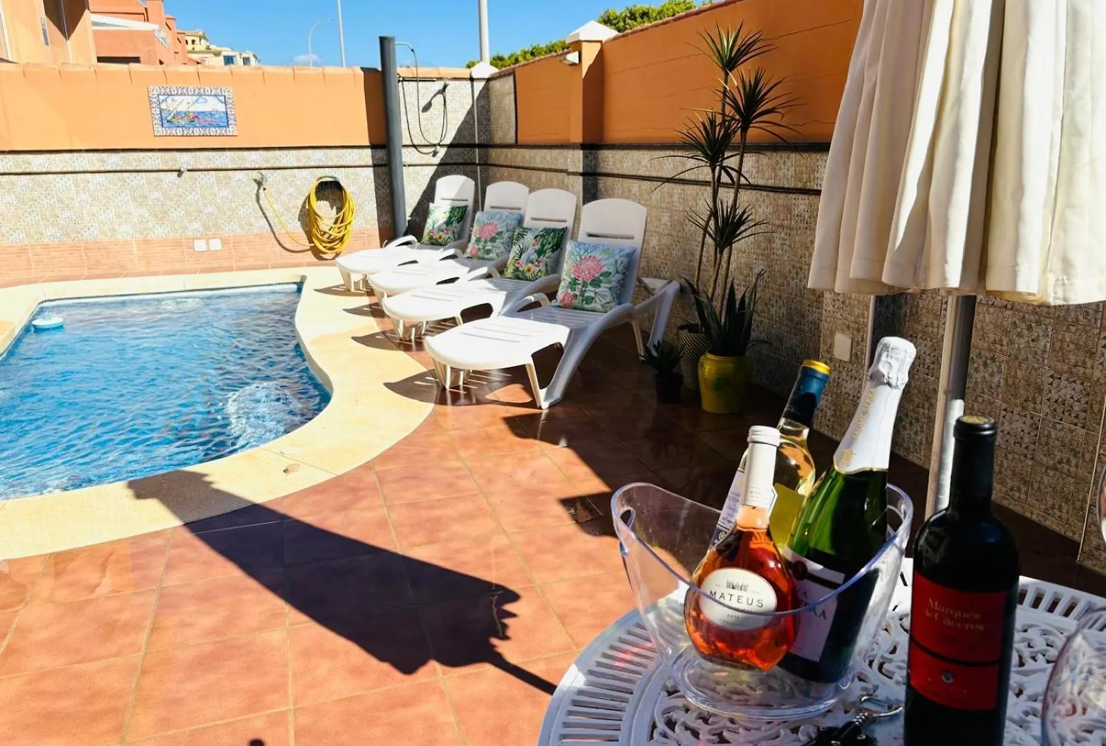 Chalet Con Piscina Privada En Primera Linea De Playa Torremolinos 0*,